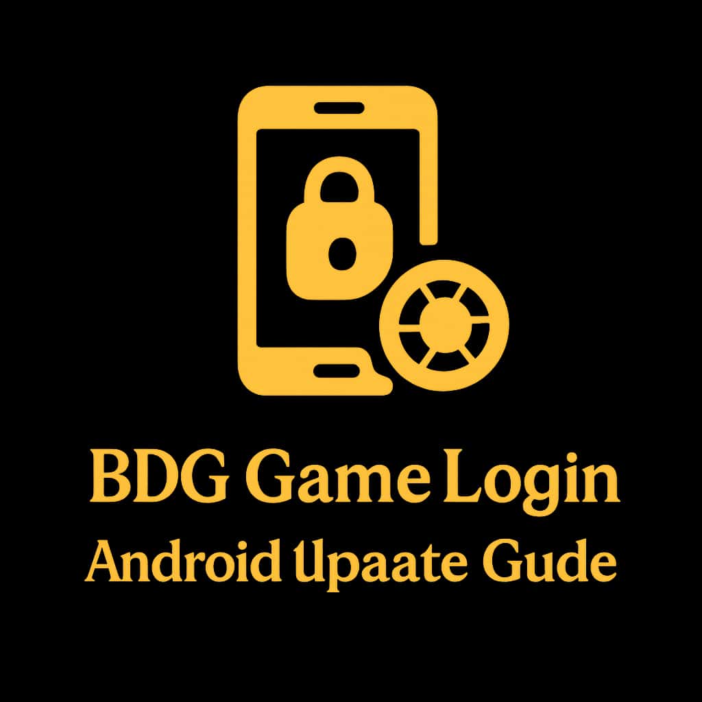 An icon representing the BDG Game Login Android Update Guide.