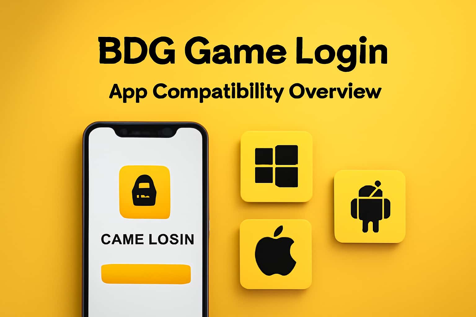 A visual representation of BDG Game Login app compatibility overview.