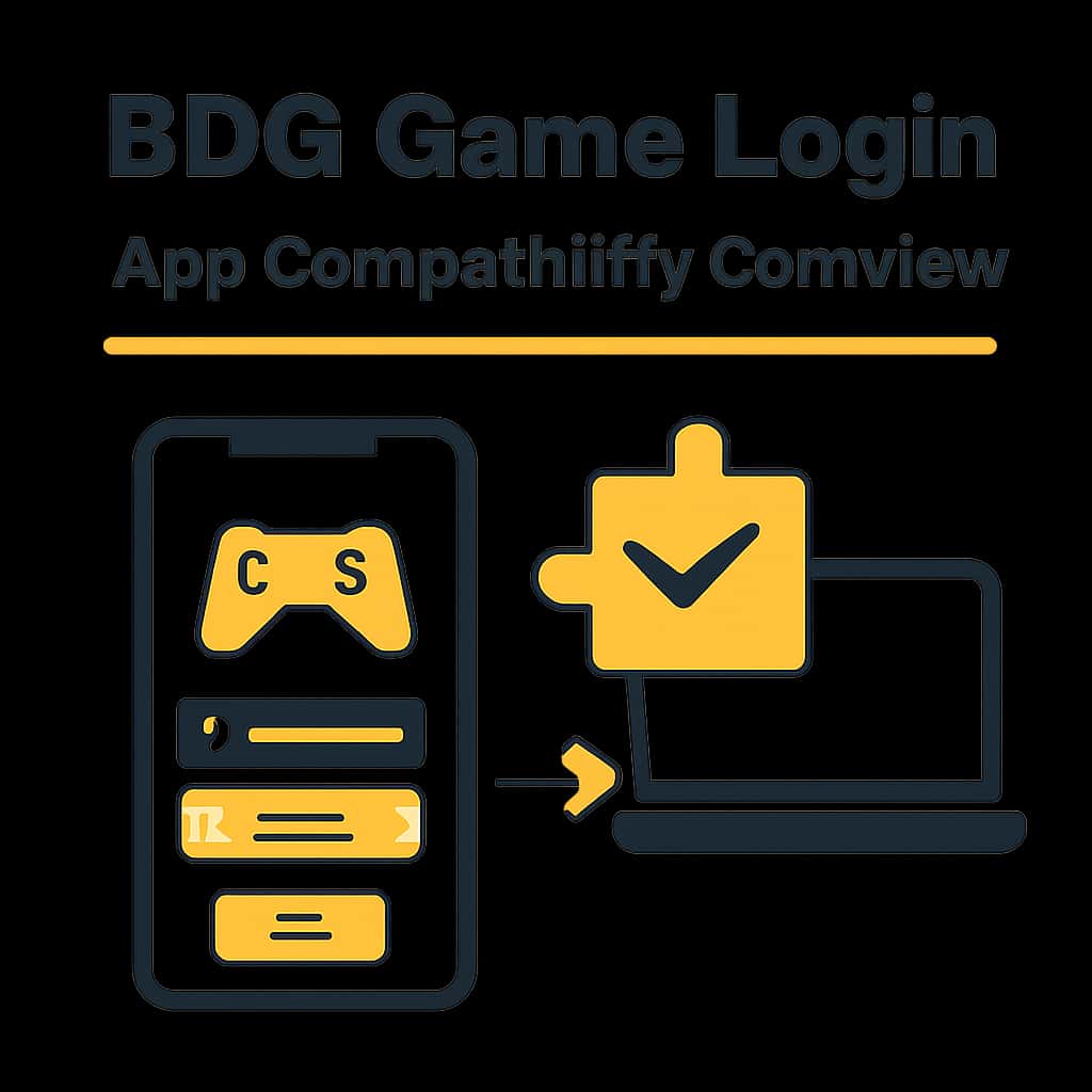 Illustration depicting compatibility aspects of BDG Game Login.