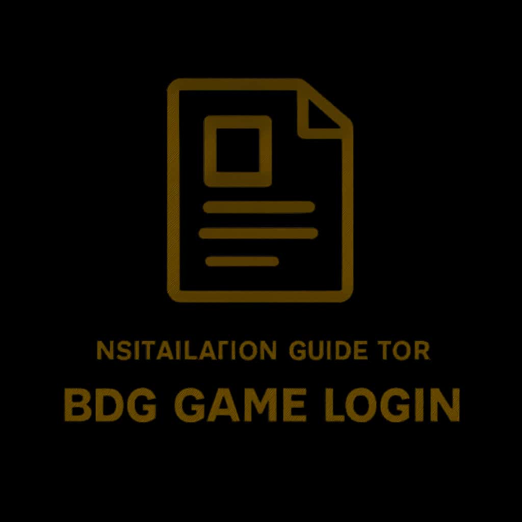Icon representing Installation Guide for BDG Game Login.