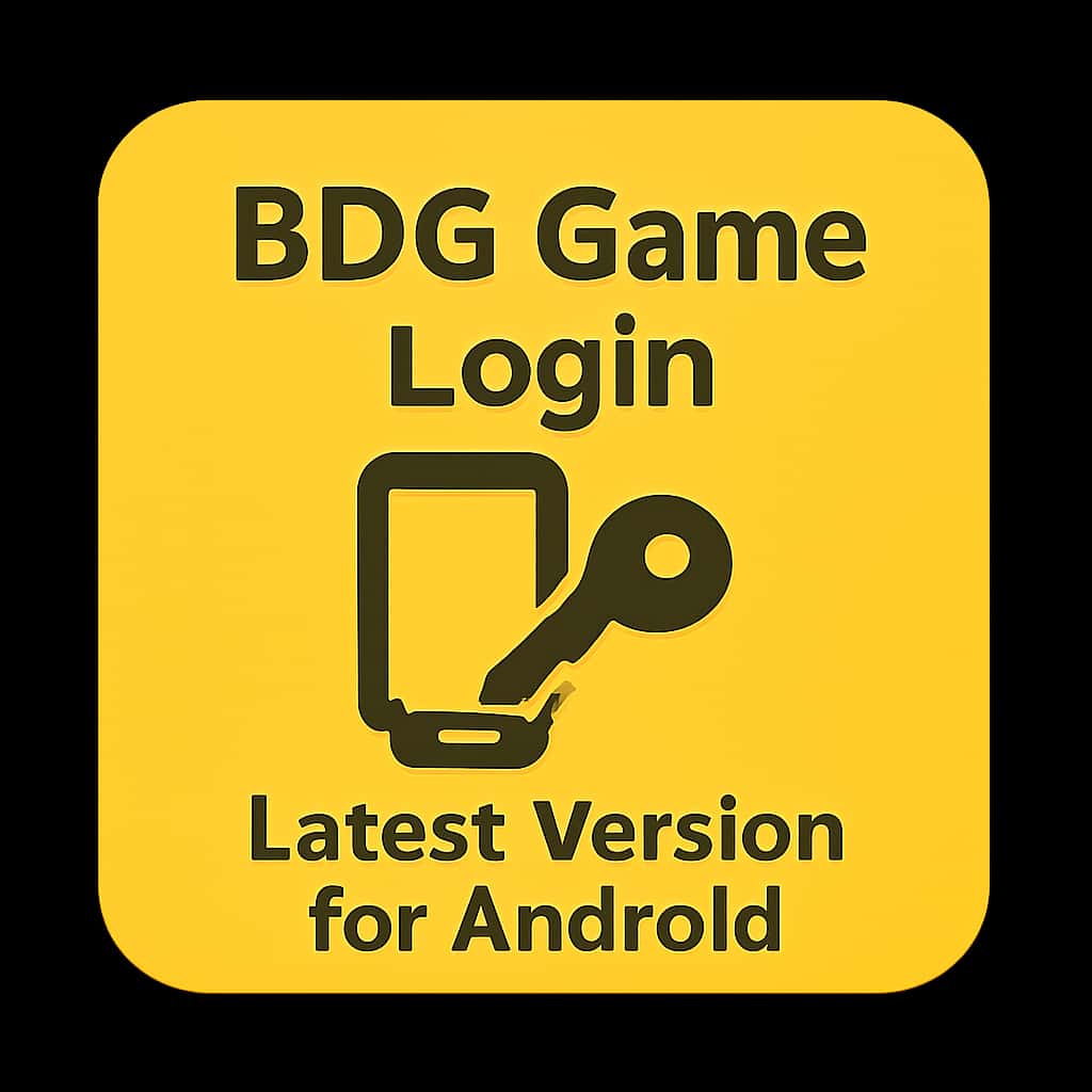 An icon symbolizing the BDG Game Login app for Android.