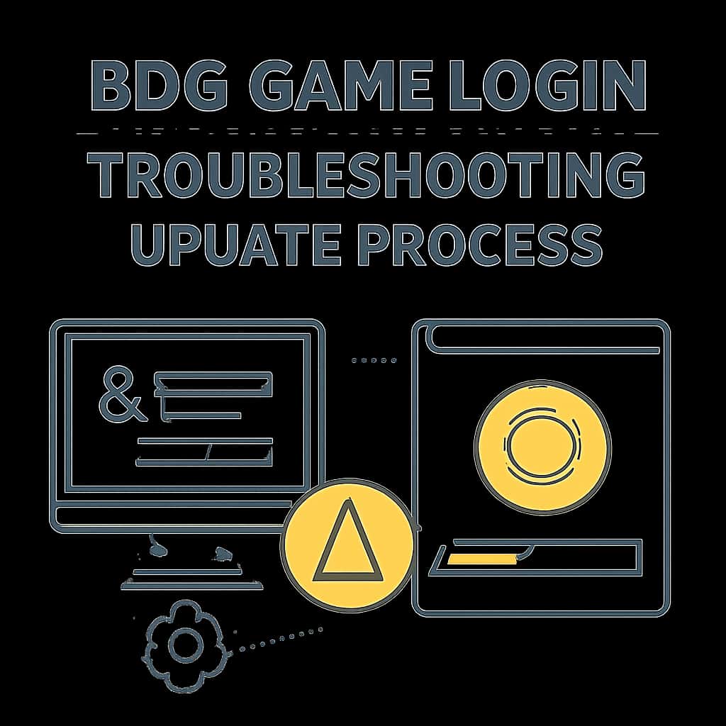 Diagram illustrating troubleshooting steps for BDG Game Login.