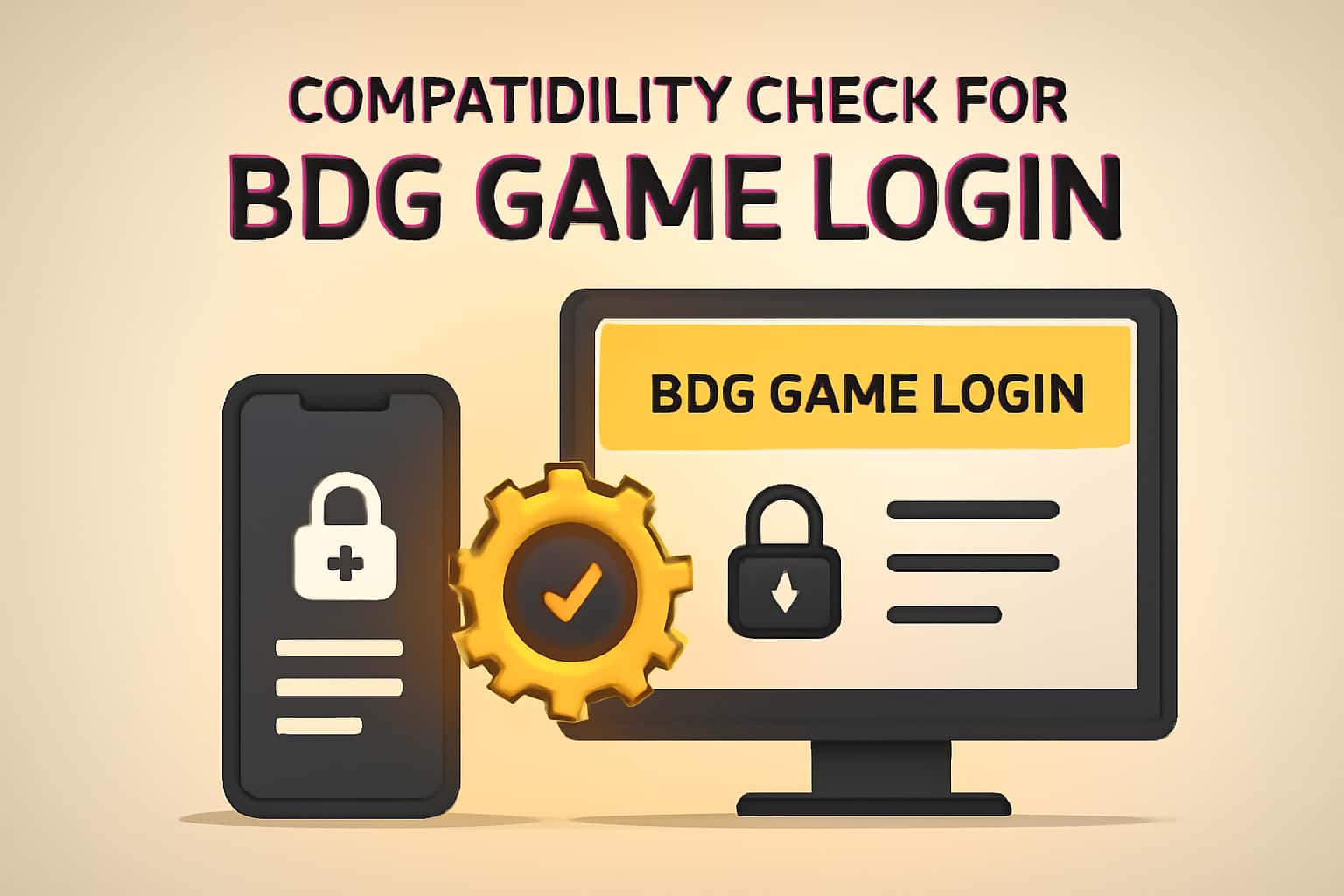 An informative visual representation of compatibility checks for BDG Game Login.