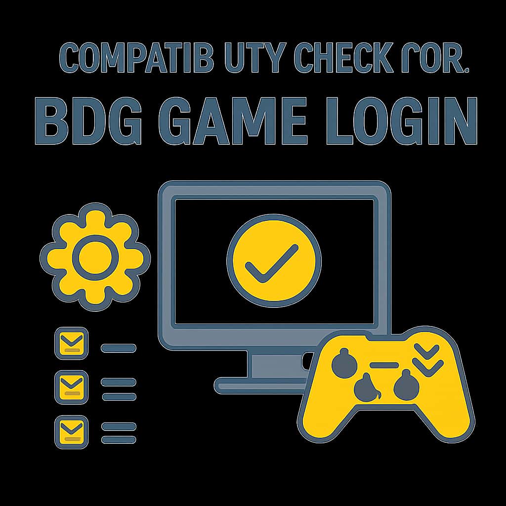 Diagram outlining the steps for checking compatibility with BDG Game Login.