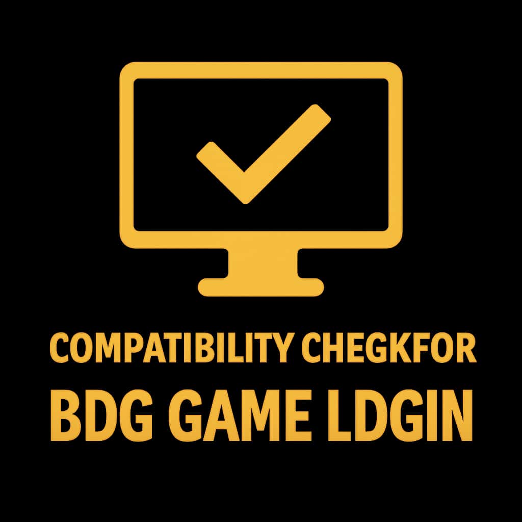 Icon illustrating the concept of checking compatibility for BDG Game Login.