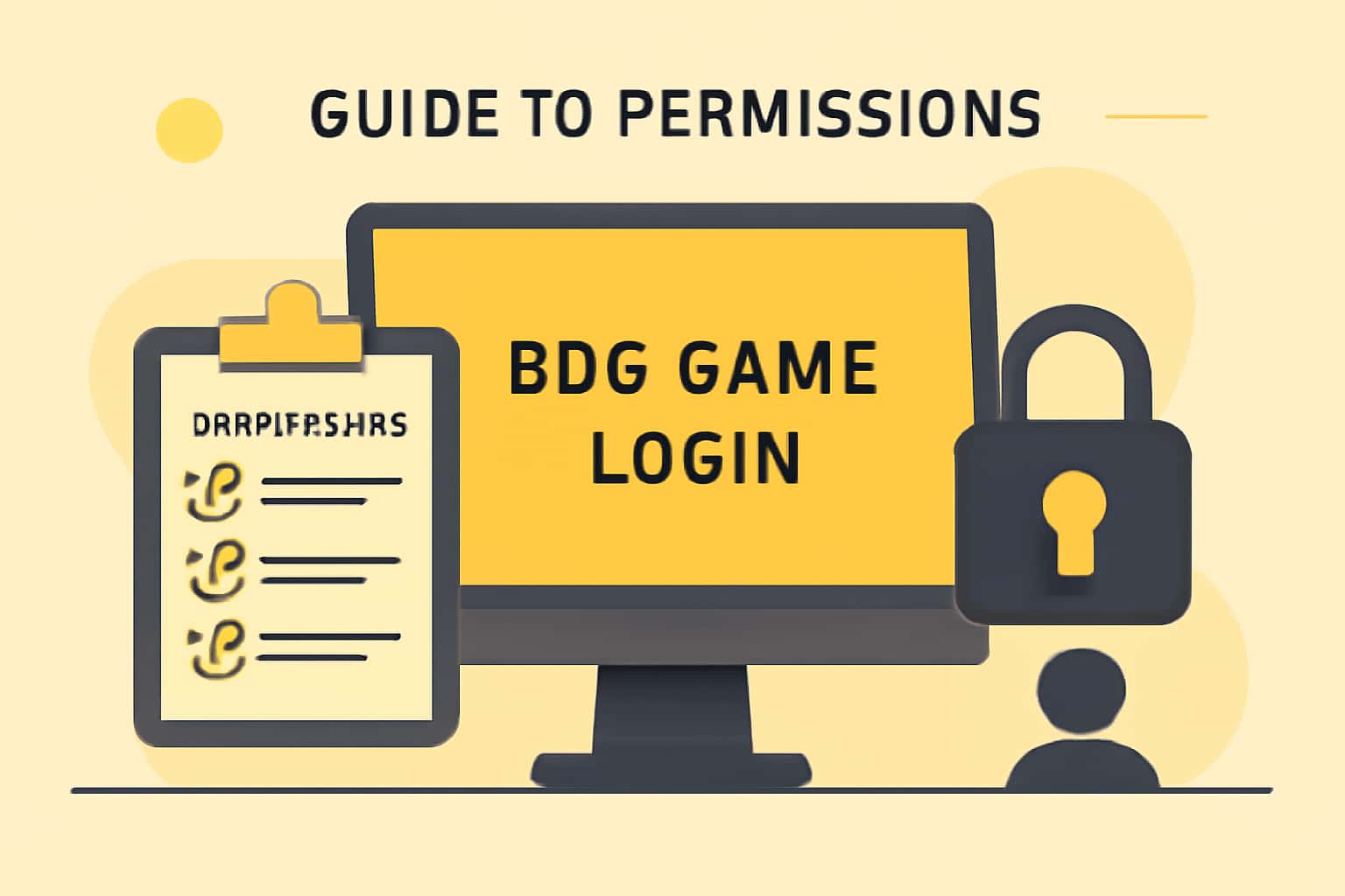 An informative scene illustrating the BDG Game Login Permissions.