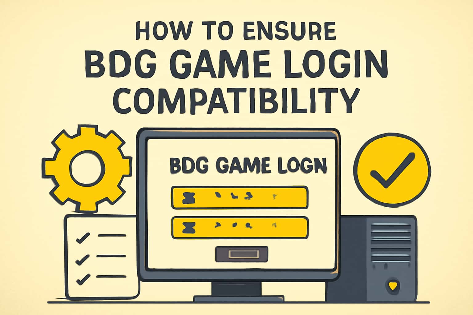 A visual guide on ensuring BDG Game Login compatibility across devices.