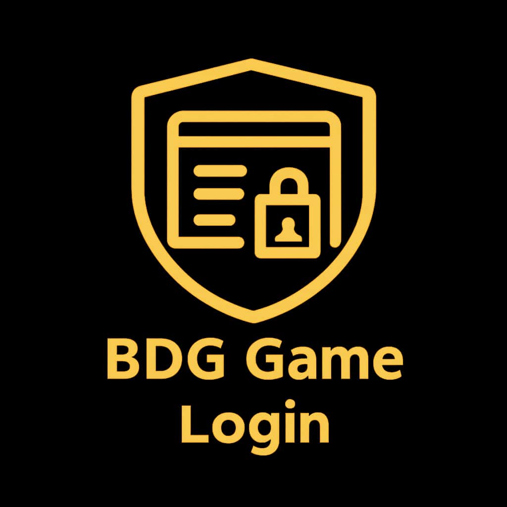 Icon representing BDG Game login security.